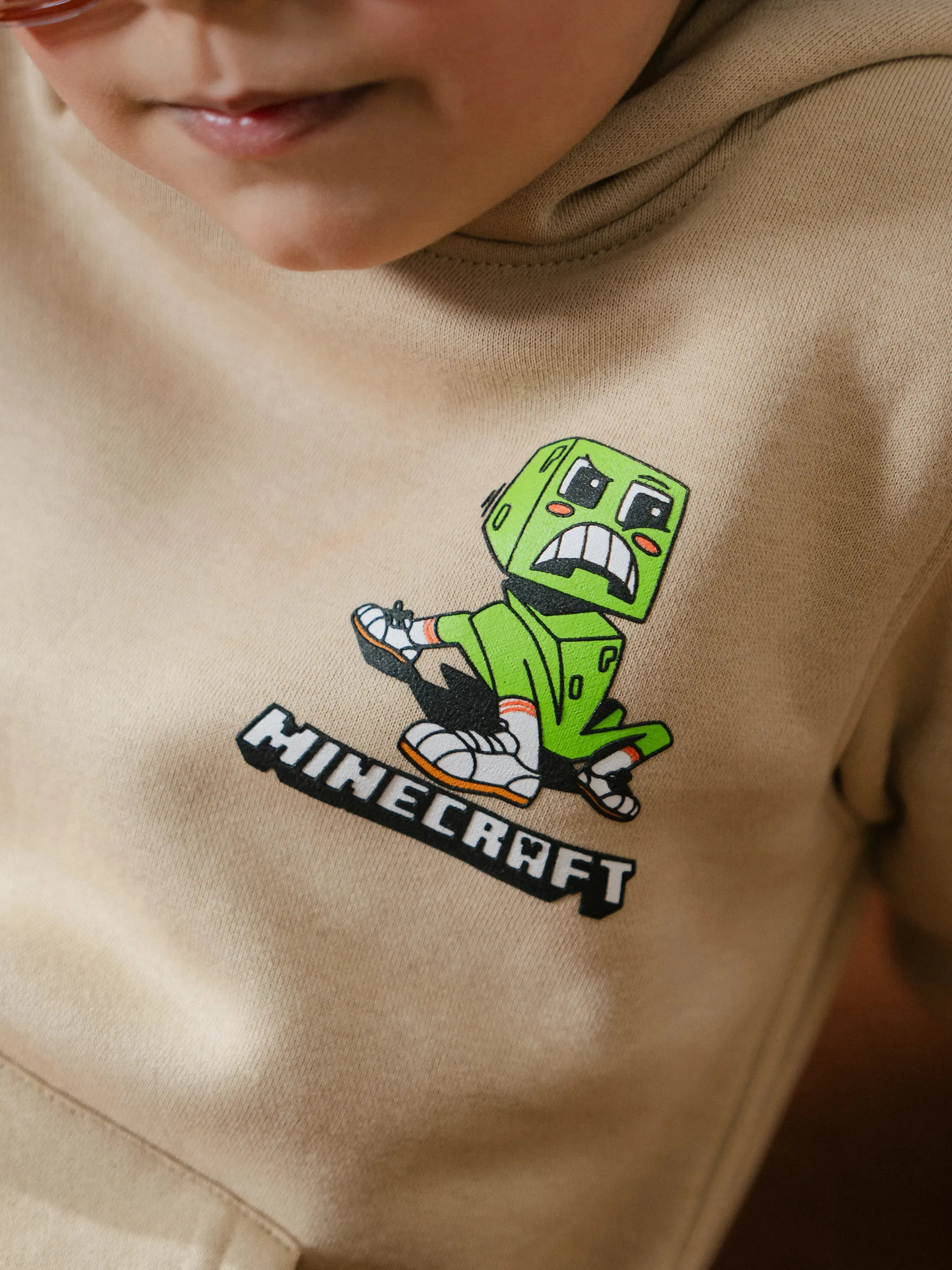 Boy's Beige Hoodie - EBTH24-004