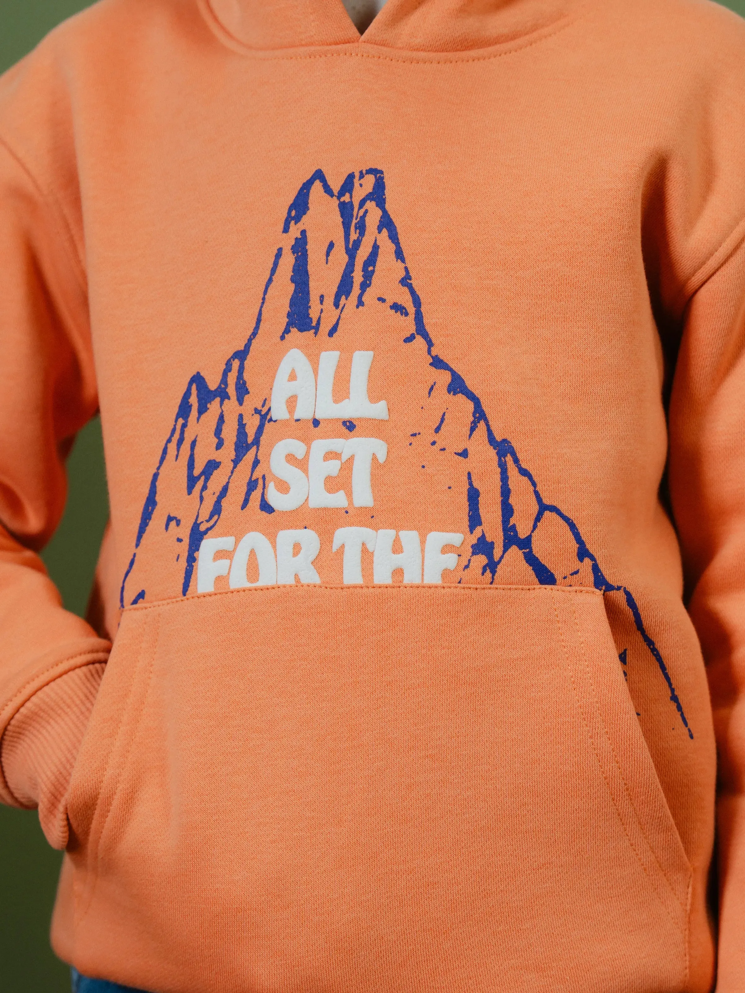Boy's Light Orange Hoodie - EBTH24-013