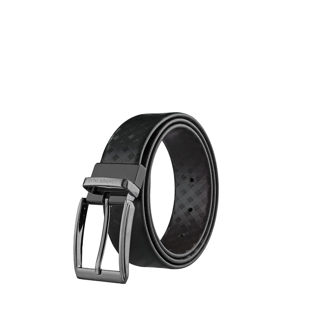 Brenda Belt | Leather Belt for Men | Genuine Leather Black Formal Belt