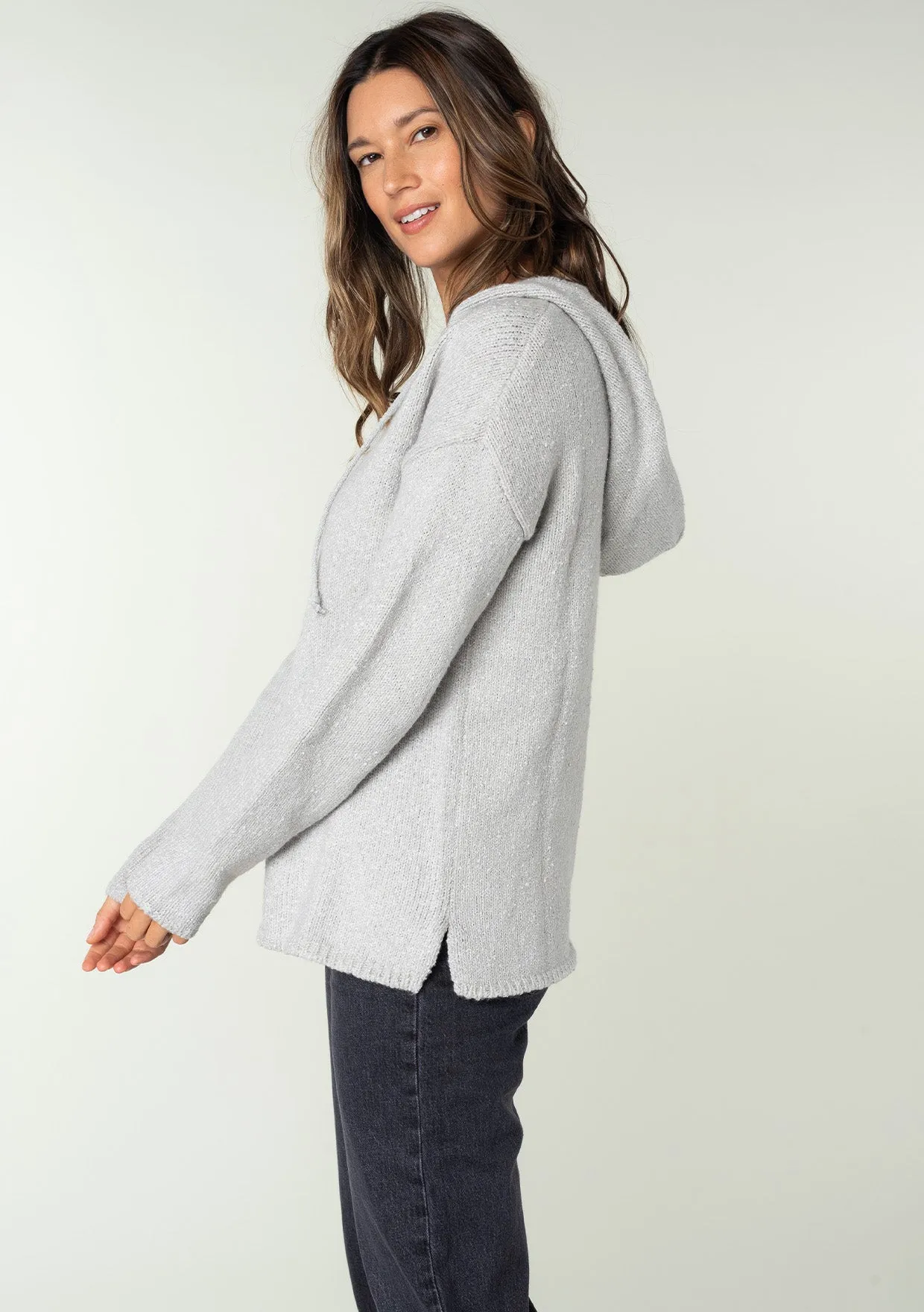 Cropped Casual Long Sleeve Pullover Hoodie