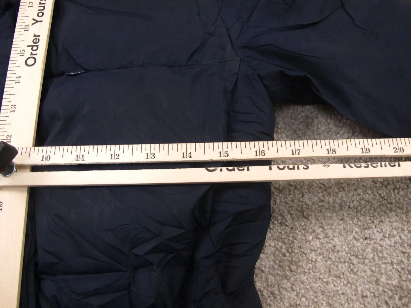Gap Womens Insulated Hooded Coat Full Zip Up Long Sleeve Pocket Blue Size Small
