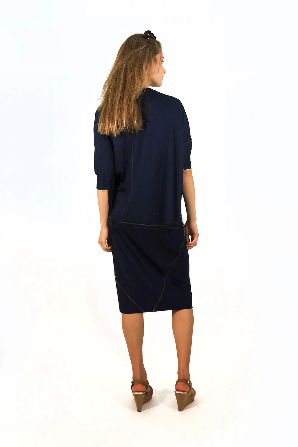 Hana Top In Navy