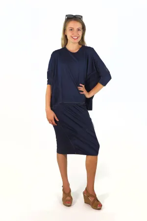 Hana Top In Navy