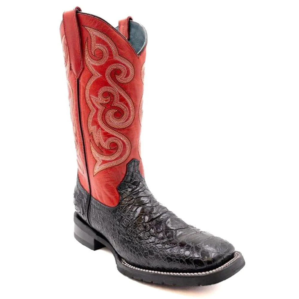 Kai Embroidered Square Toe Cowboy Boots