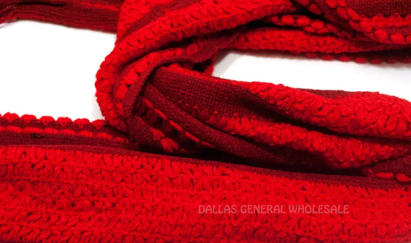 Ladies Winter Warm Knitted Scarf Wholesale