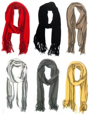 Ladies Winter Warm Knitted Scarf Wholesale