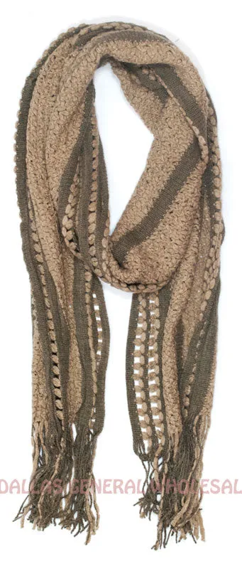 Ladies Winter Warm Knitted Scarf Wholesale