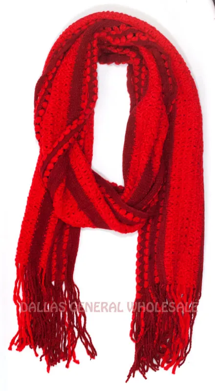 Ladies Winter Warm Knitted Scarf Wholesale