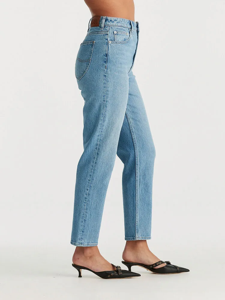 Lee High Moms Jean - Blue Flame