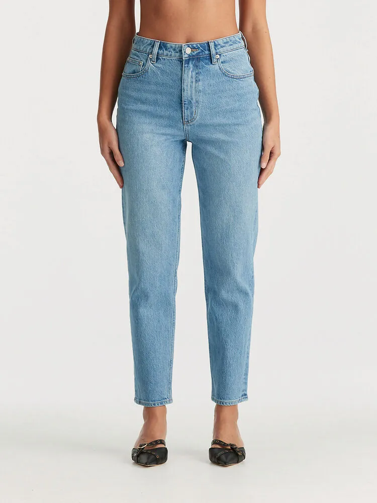 Lee High Moms Jean - Blue Flame