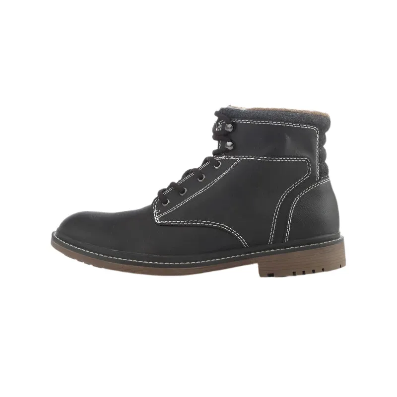 Livergy Men's Leather Boots - Brown (Size UK 8 / EU 42 / US 9)