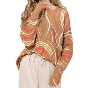 Motion Multi Color Soft Sweater