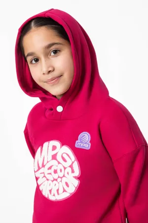 MPG Cozy Girl's Branded Cropped Hoodie