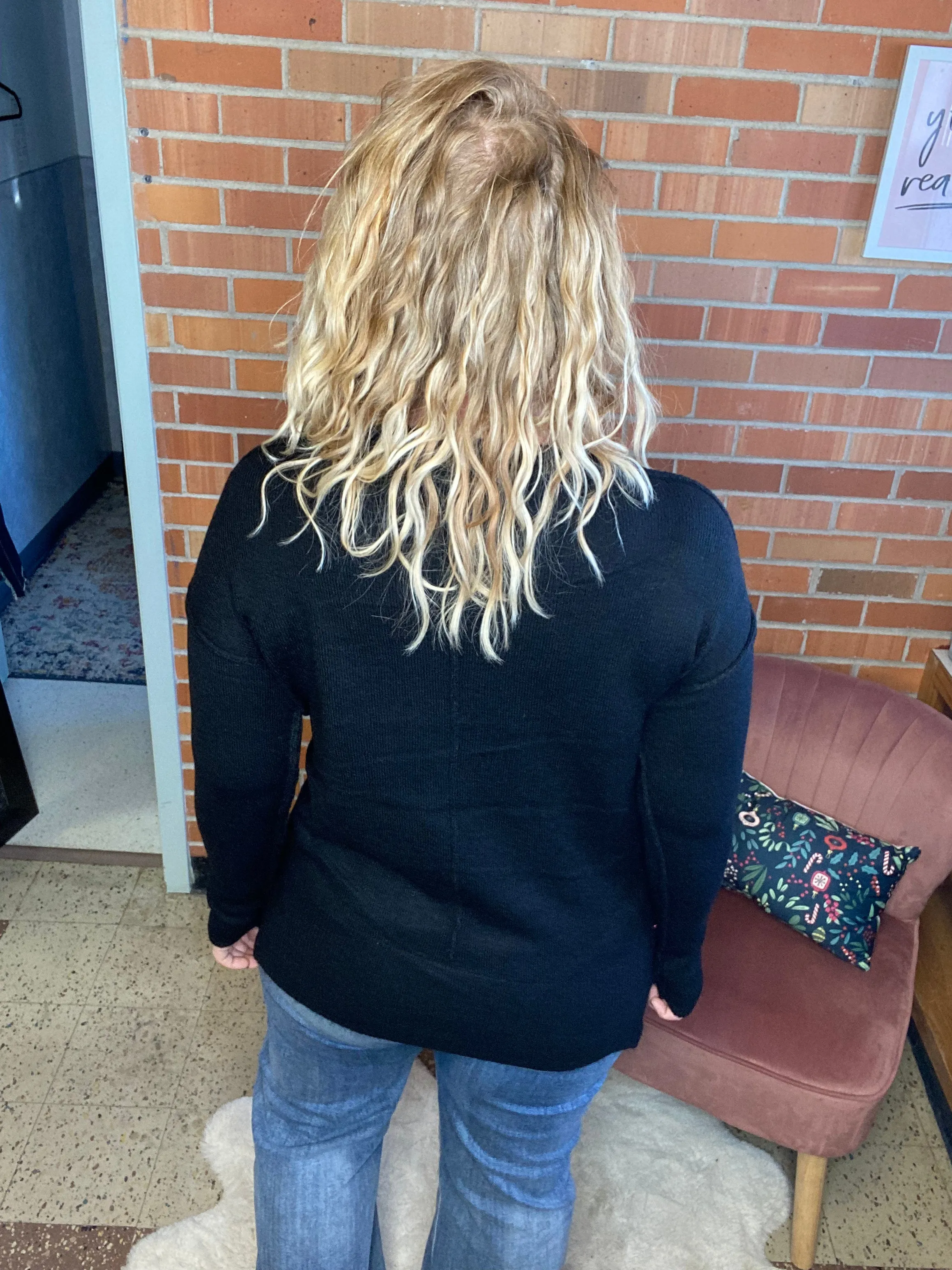 Pick Me Black Sweater