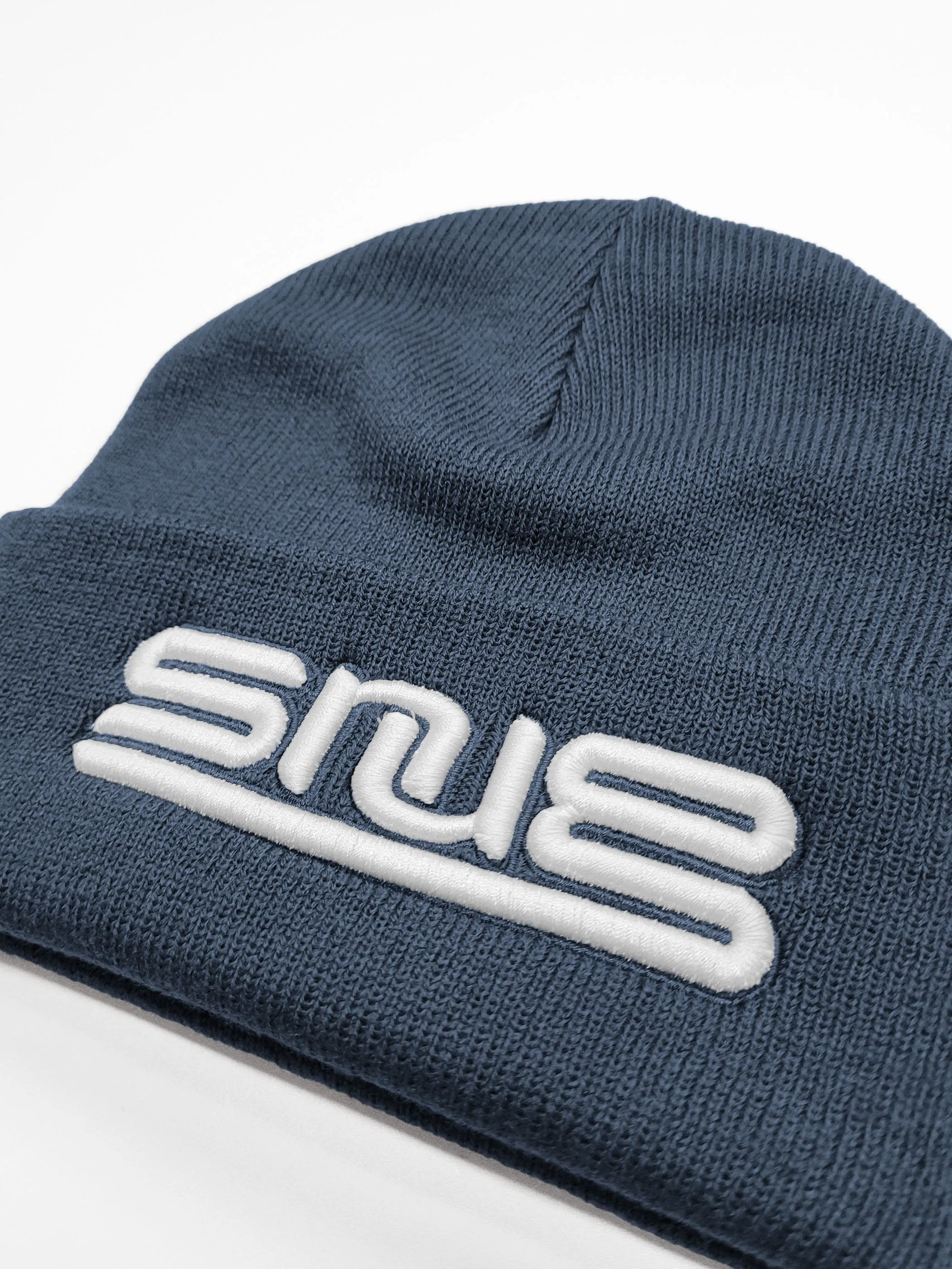 Snug - Embroidered Classic Logo Beanie - Petrol Blue