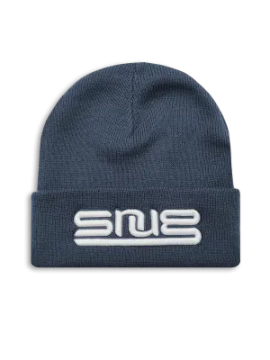 Snug - Embroidered Classic Logo Beanie - Petrol Blue