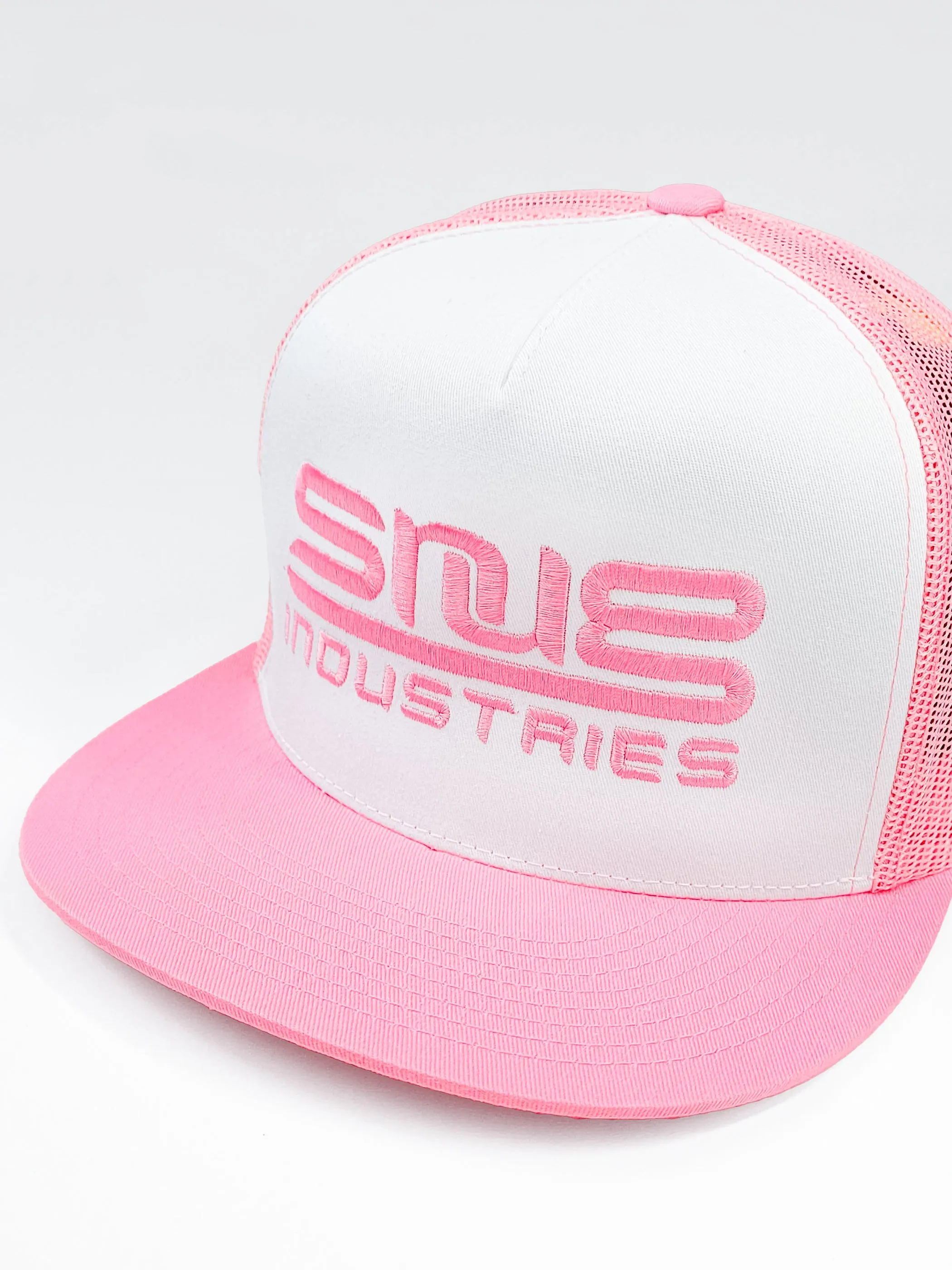 Snug - Industries - Pink Flat Brimmed Trucker Hat