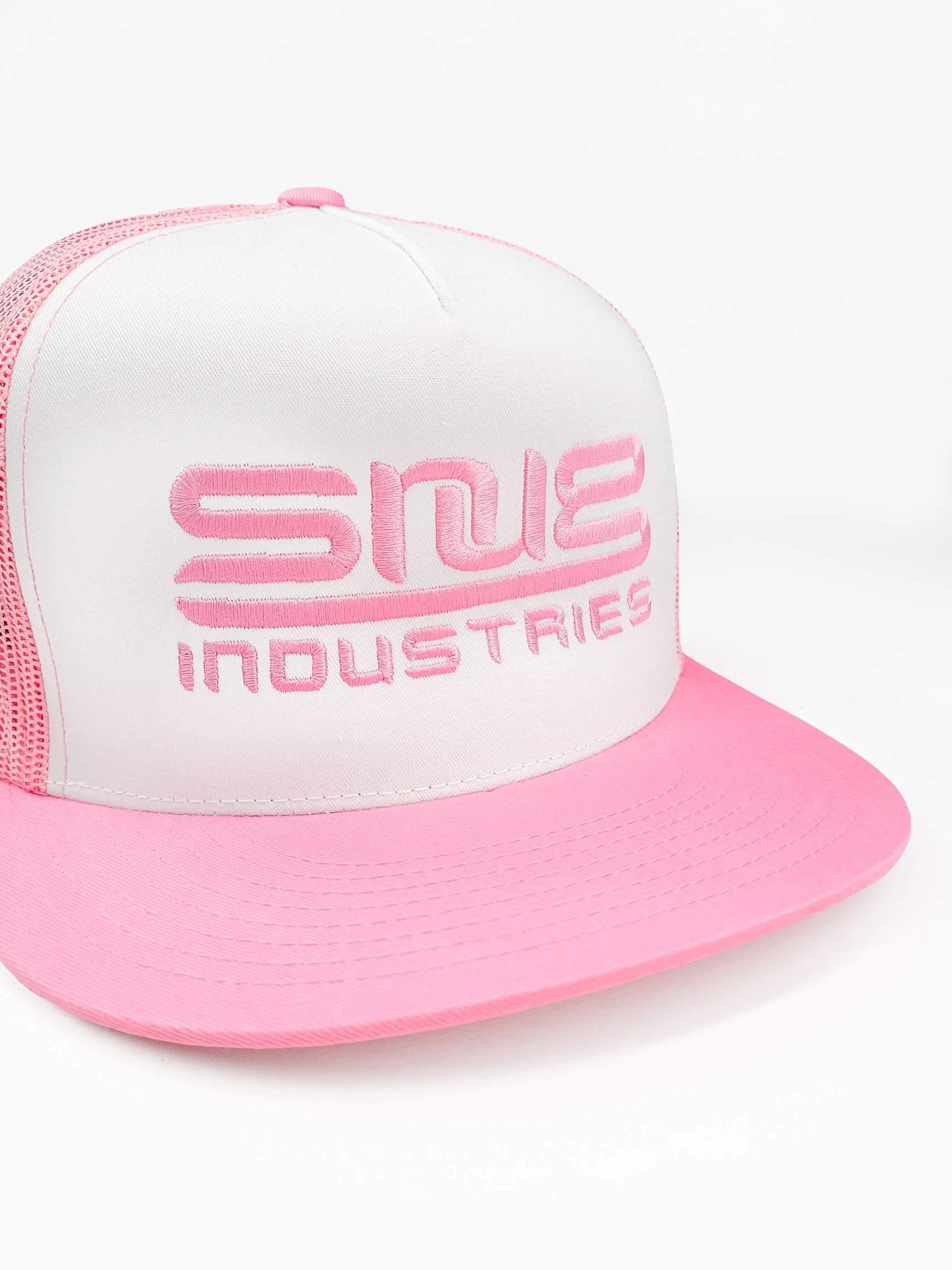 Snug - Industries - Pink Flat Brimmed Trucker Hat