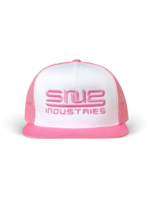 Snug - Industries - Pink Flat Brimmed Trucker Hat