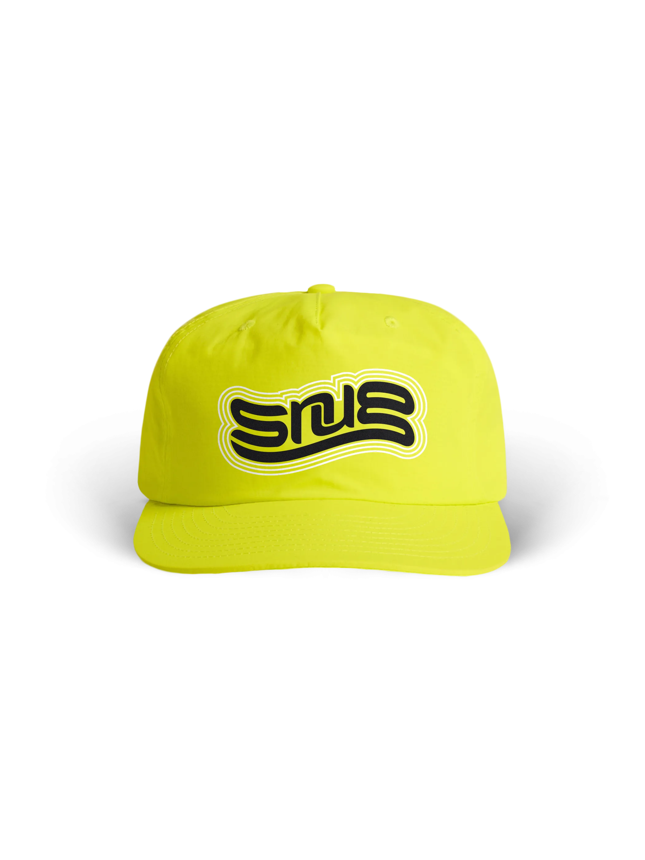 Snug - TBA - Flat Brimmed nylon snapback - Safety Yellow