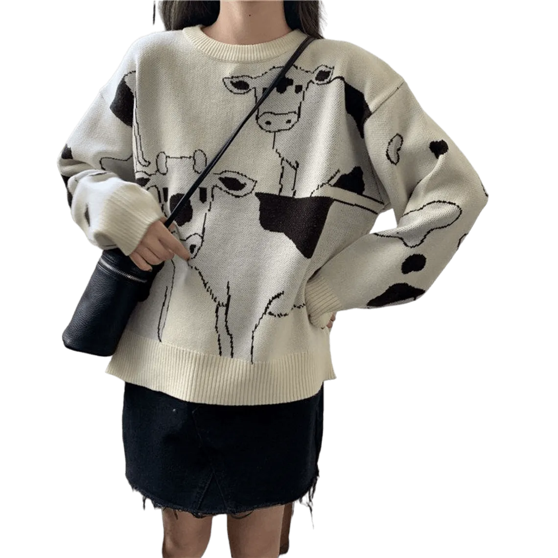 Super Soft Mooo Cow Sweater