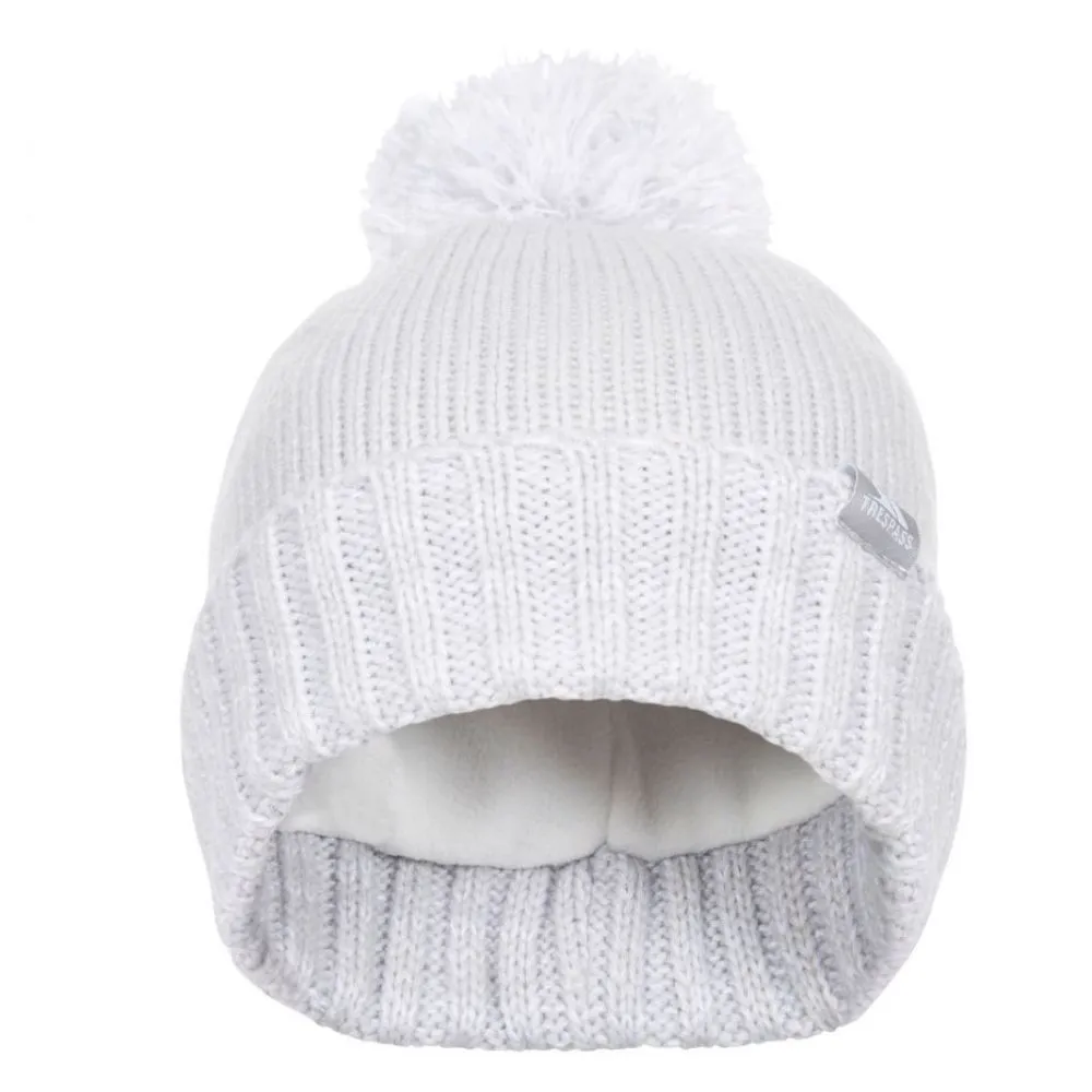 Trespass Nefti Kids Winter Hat, Pale Grey