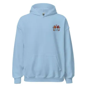 Unisex Fall Embroidered Hoodie – "Let's Fall In Love"