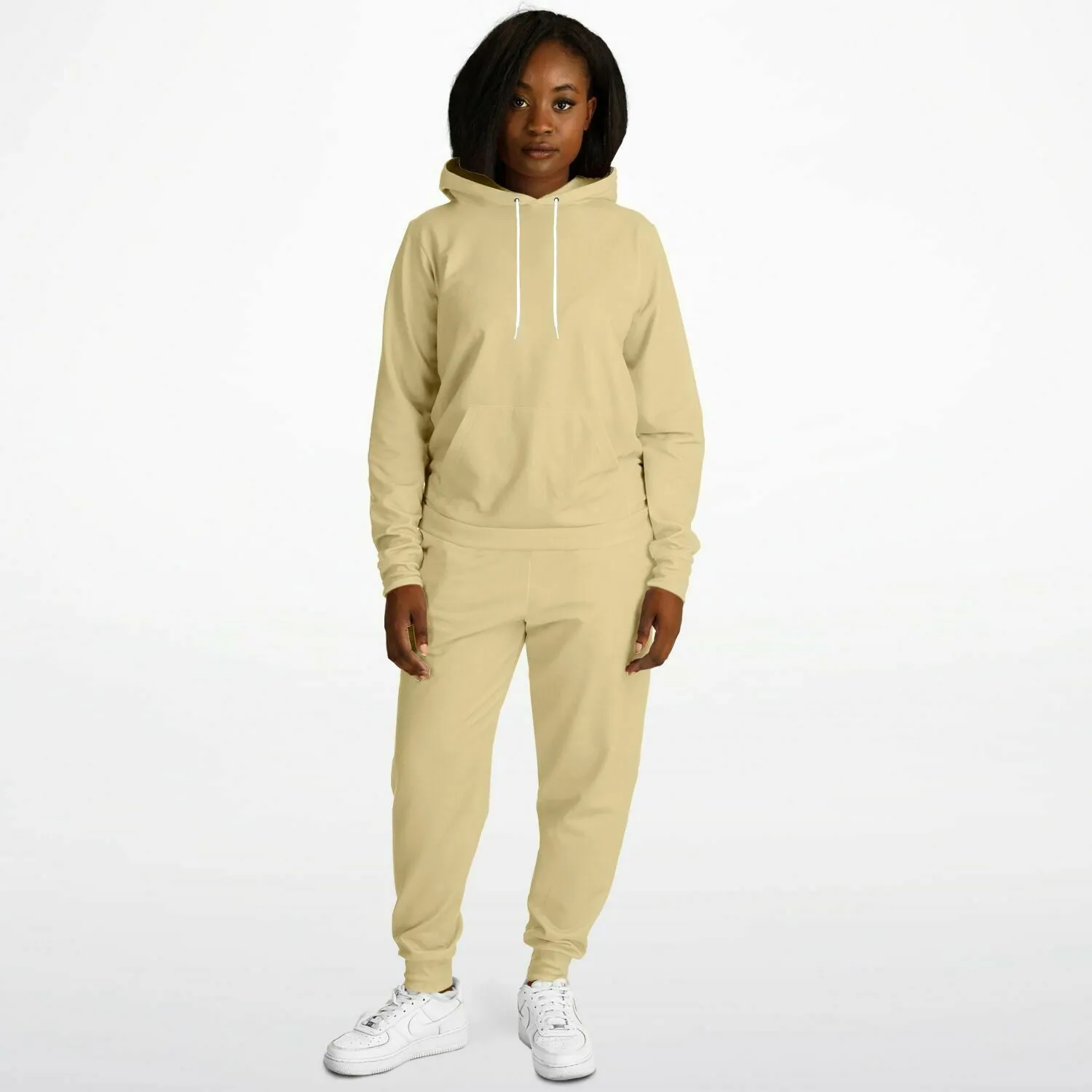 Vintage Yellow Women's Hoodie and Jogger Set
