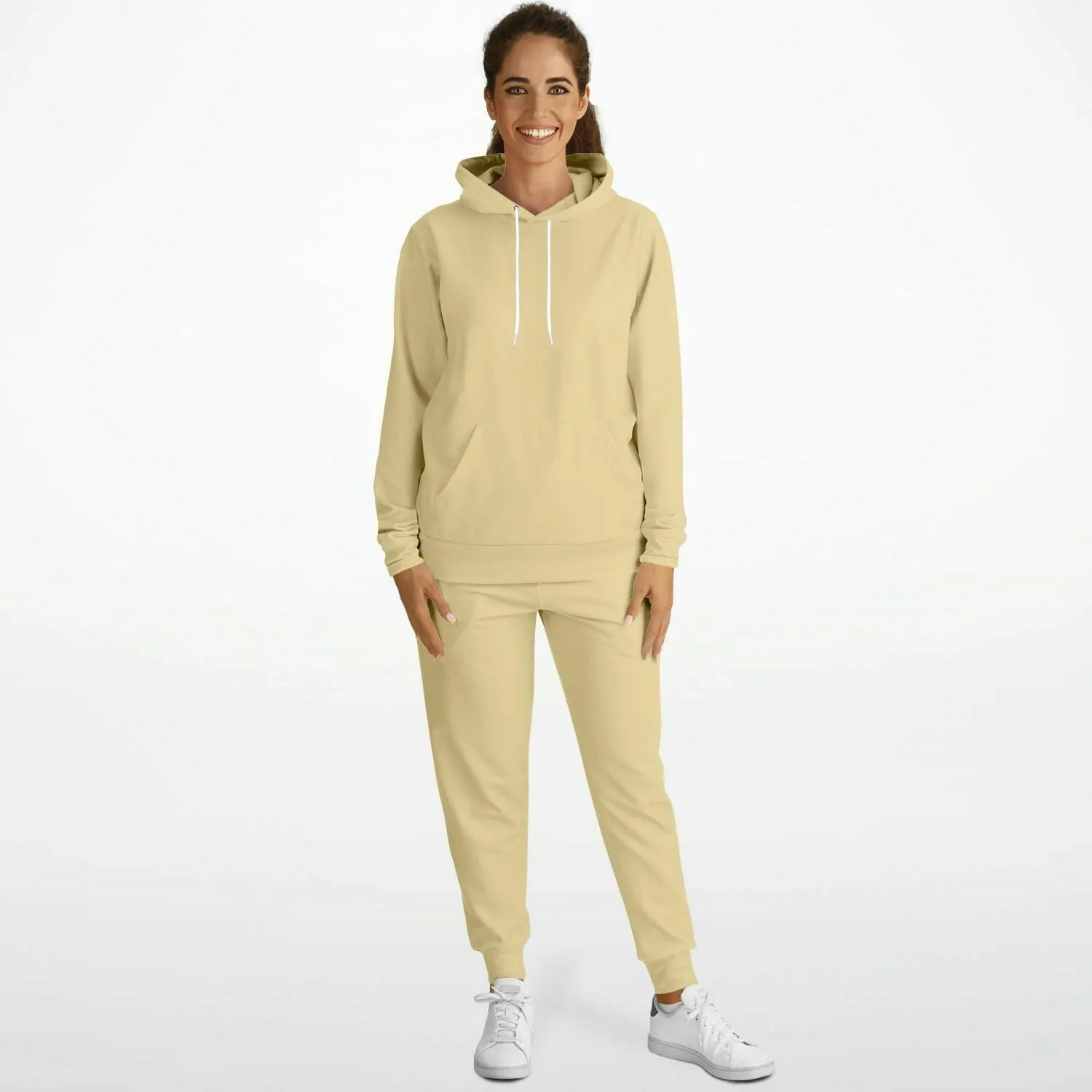 Vintage Yellow Women's Hoodie and Jogger Set