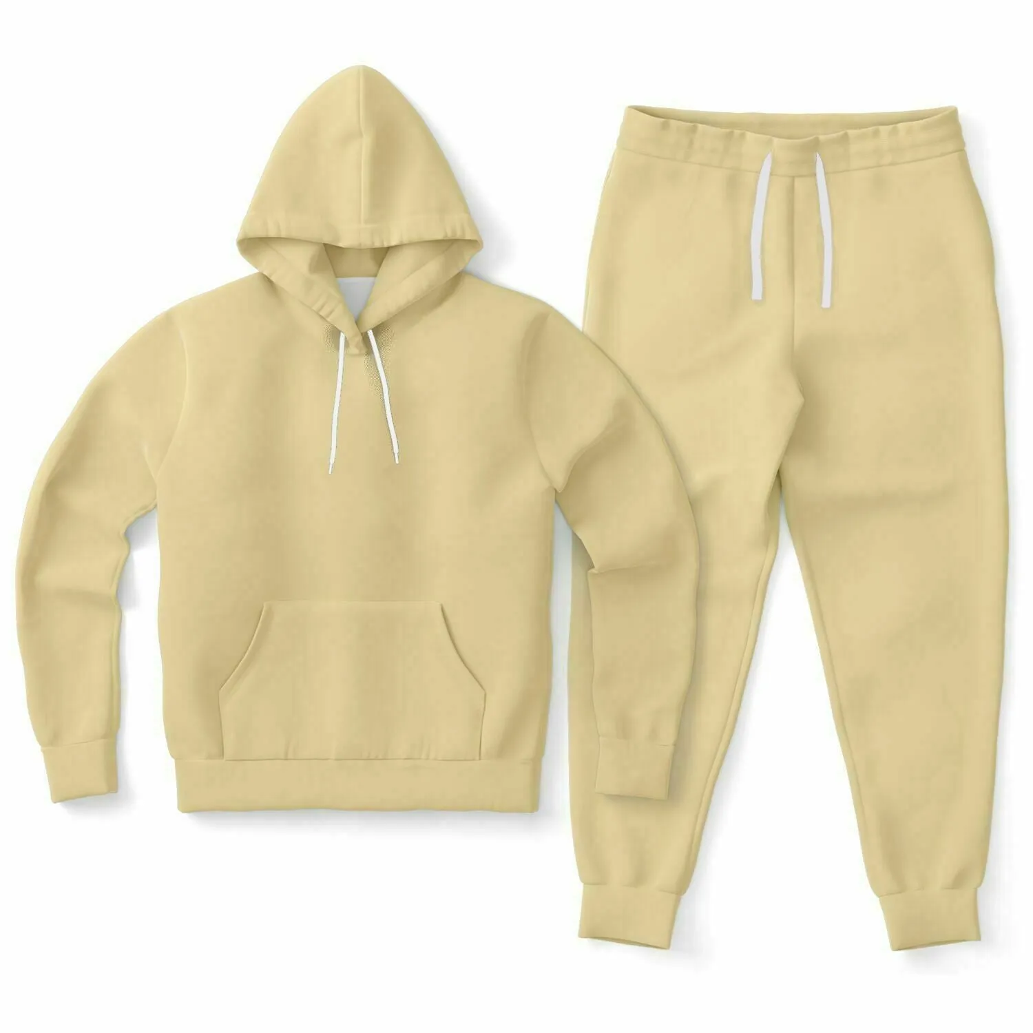 Vintage Yellow Women's Hoodie and Jogger Set